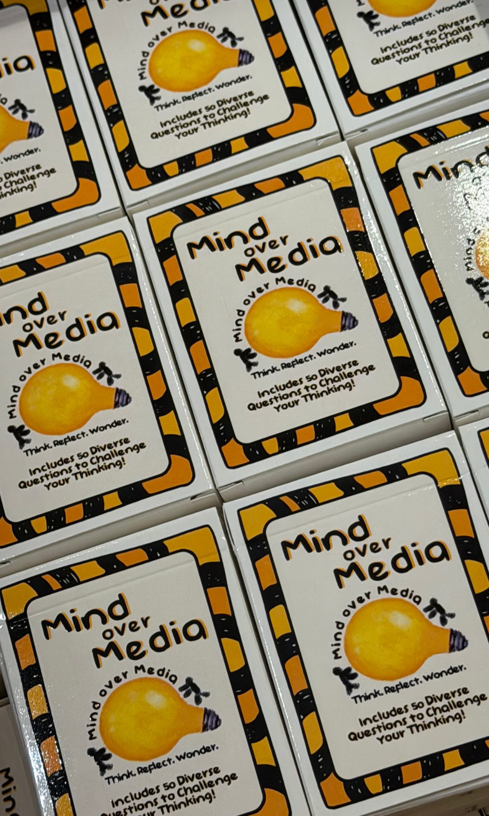 A full production run of boxes